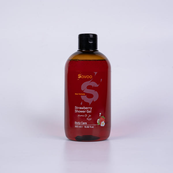 SAVOO Strawberry Shower Gel 500ml